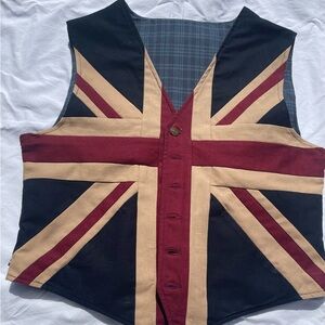 British Flag vest, size 40. All cotton